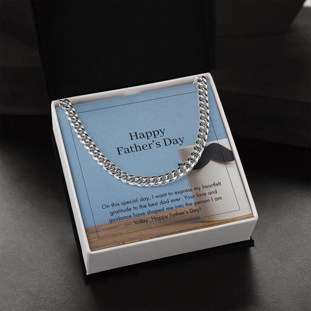 Father's Day Cuban Link Chain - Dazora Jewels  - Dazora Jewels 