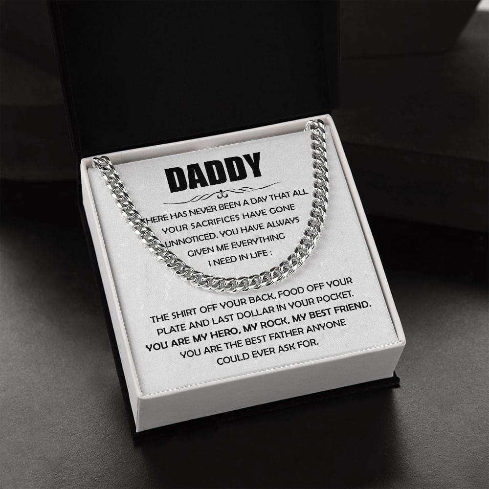 Daddy Cuban Link Chain - Dazora Jewels  - Dazora Jewels 