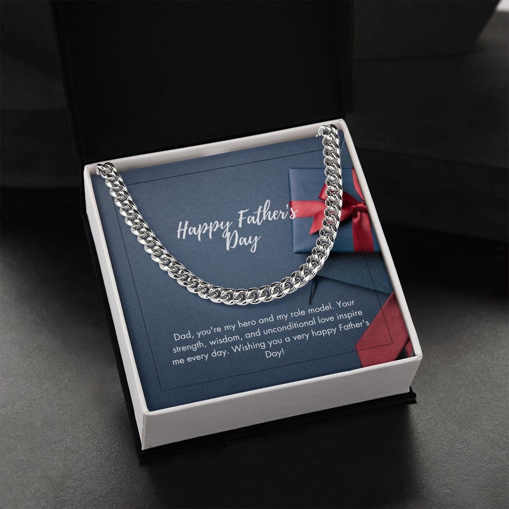 Father's Day Cuban Link Chain - Dazora Jewels  - Dazora Jewels 