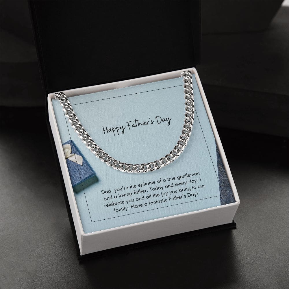 Father's Day Cuban Link Chain - Dazora Jewels  - Dazora Jewels 