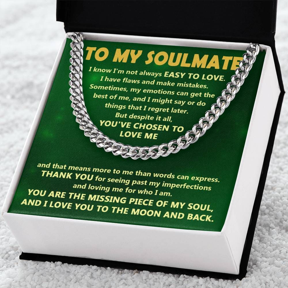 Soulmate - Chosen To Love Me Cuban Link Chain (Men)