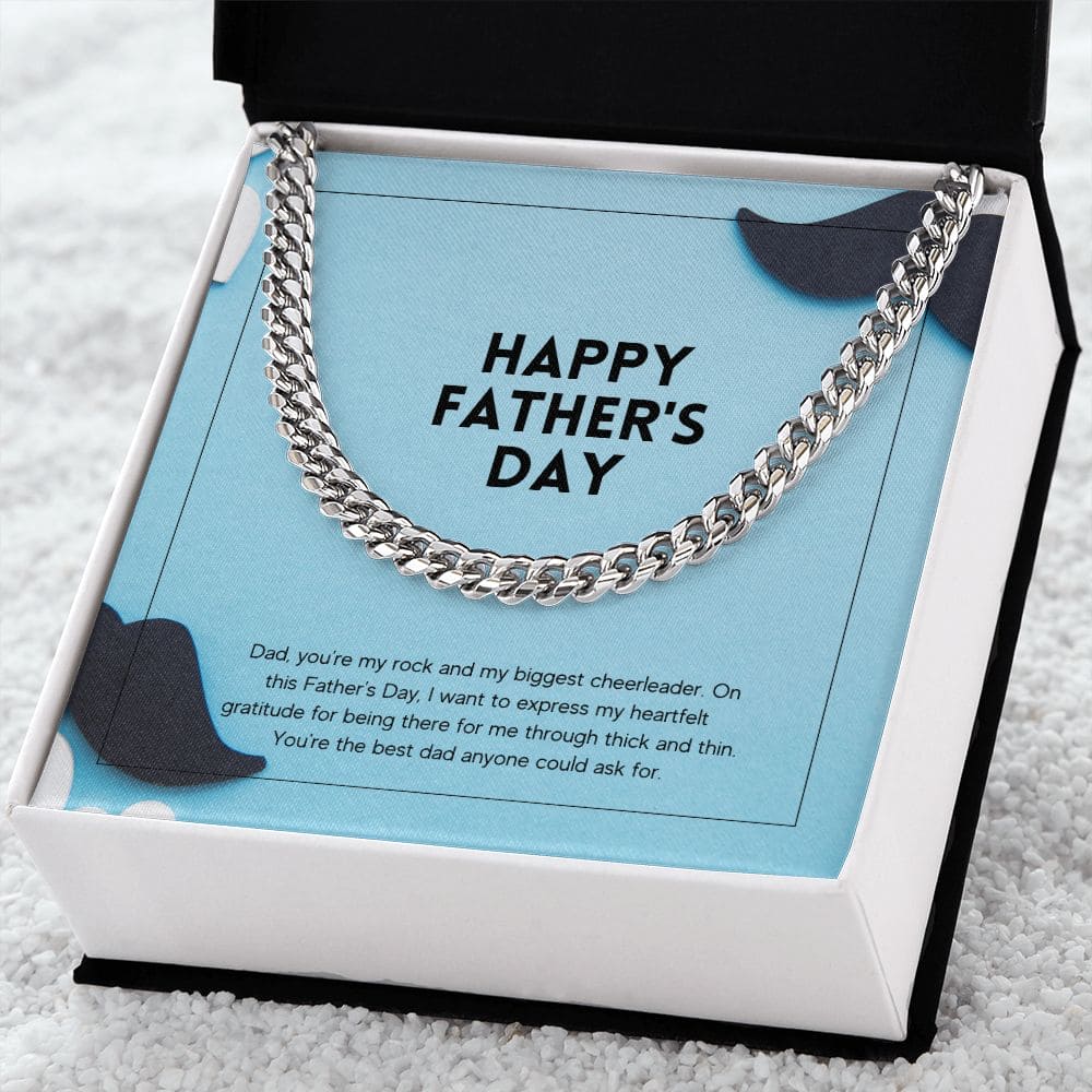 Father's Day Cuban Link Chain - Dazora Jewels  - Dazora Jewels 