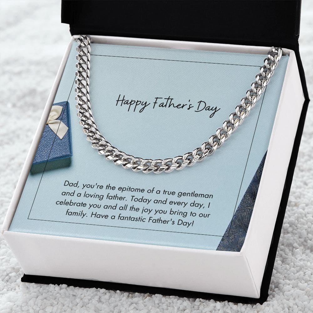 Father's Day Cuban Link Chain - Dazora Jewels  - Dazora Jewels 