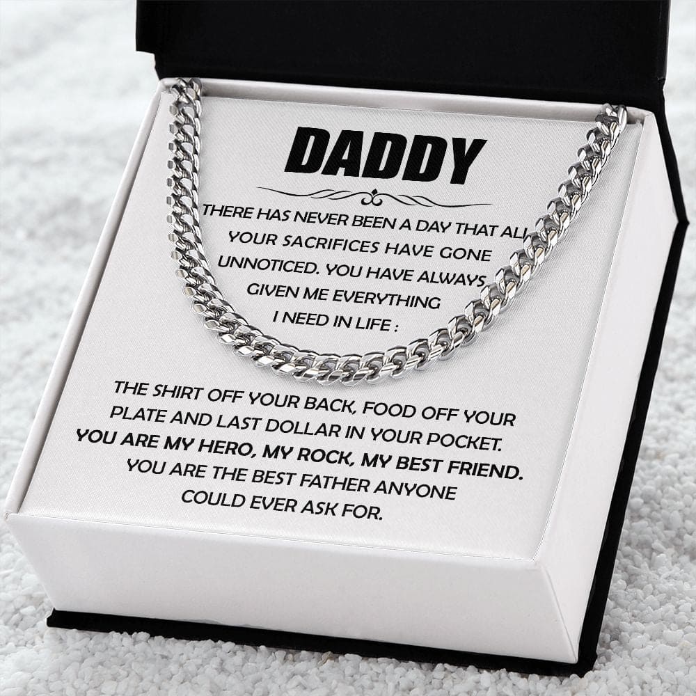 Daddy Cuban Link Chain - Dazora Jewels  - Dazora Jewels 