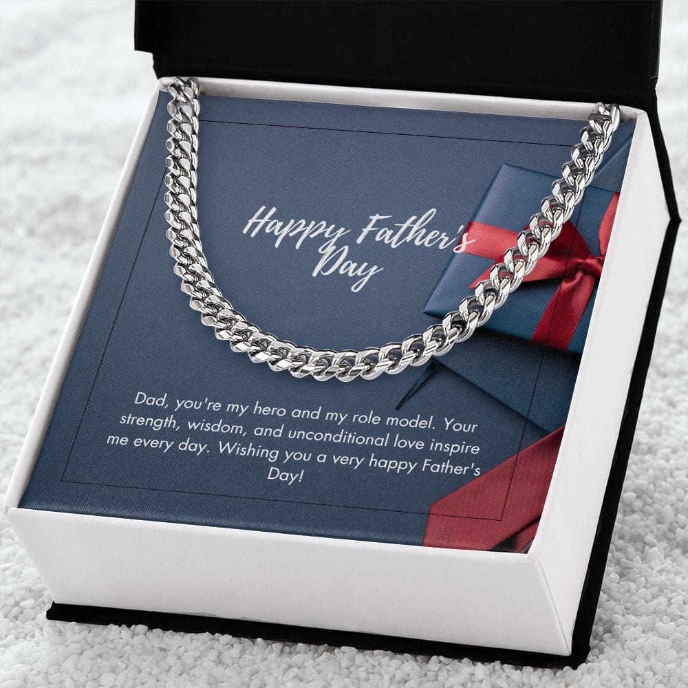 Father's Day Cuban Link Chain - Dazora Jewels  - Dazora Jewels 