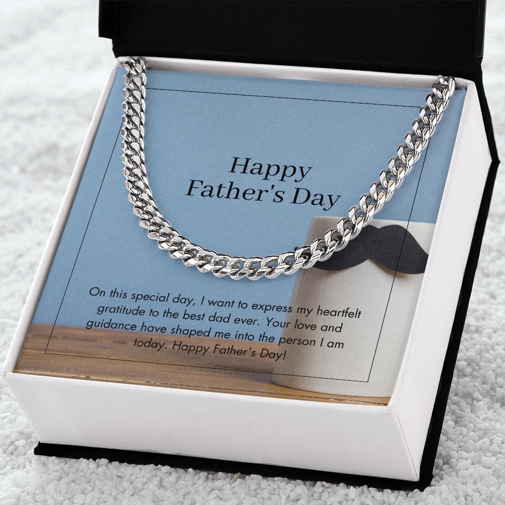 Father's Day Cuban Link Chain - Dazora Jewels  - Dazora Jewels 