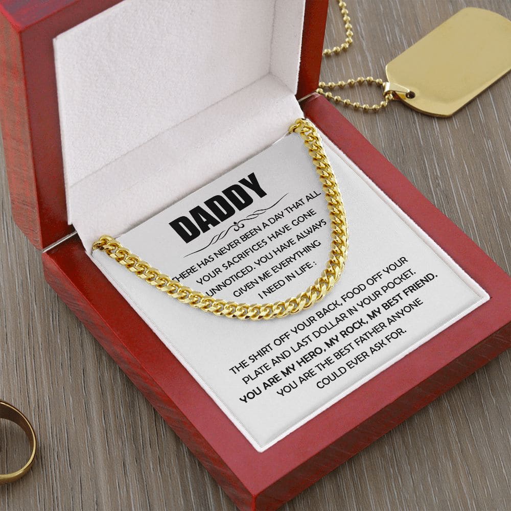 Daddy Cuban Link Chain - Dazora Jewels  - Dazora Jewels 