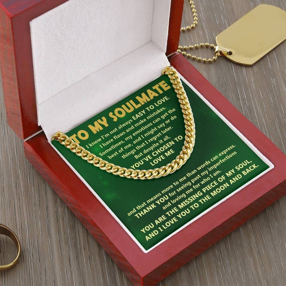 Soulmate - Chosen To Love Me Cuban Link Chain (Men)