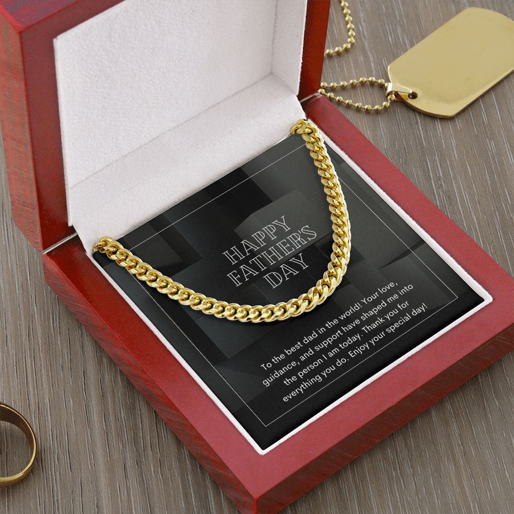 Father's Day Cuban Link Chain - Dazora Jewels  - Dazora Jewels 