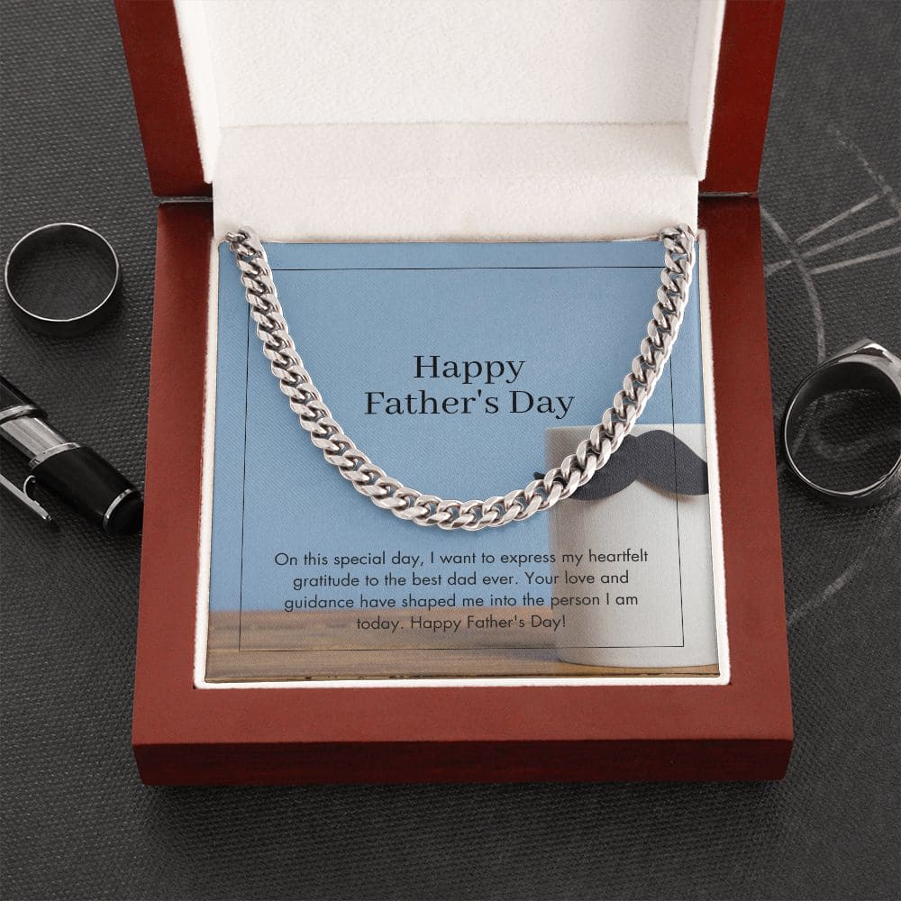 Father's Day Cuban Link Chain - Dazora Jewels  - Dazora Jewels 