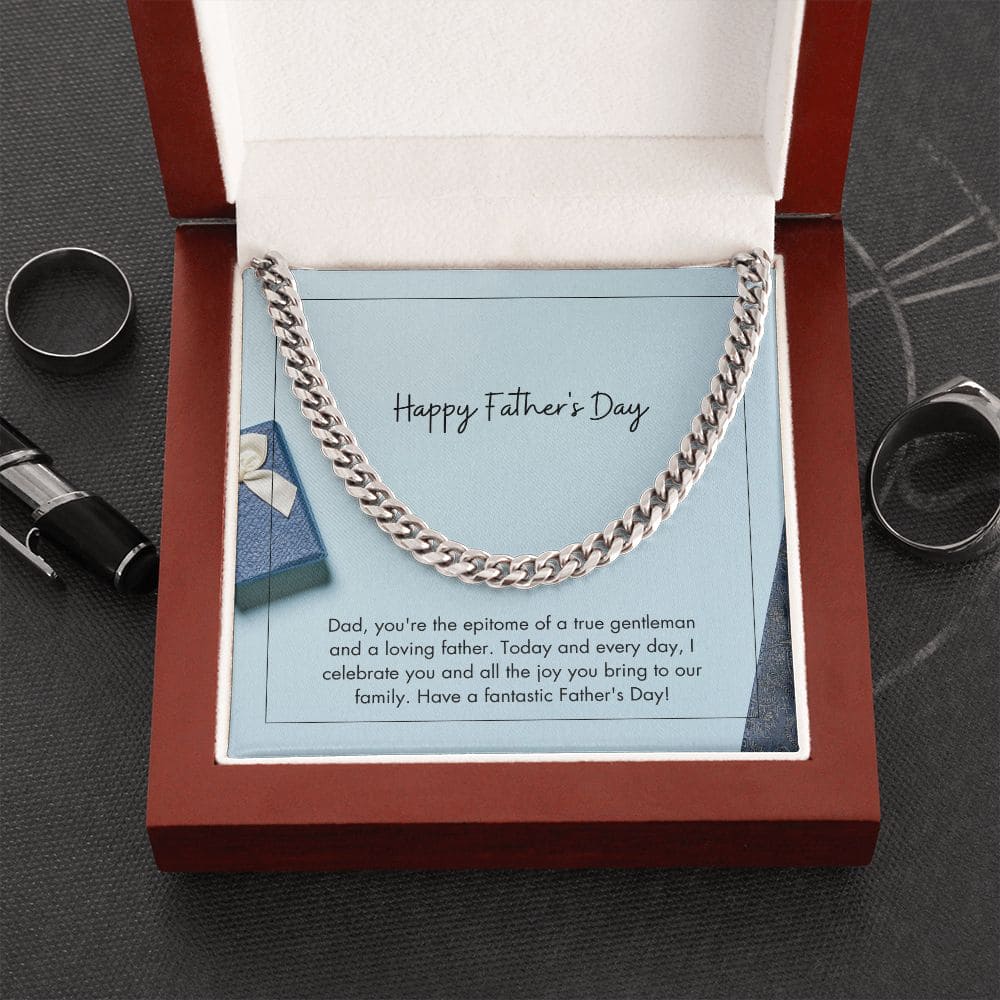 Father's Day Cuban Link Chain - Dazora Jewels  - Dazora Jewels 