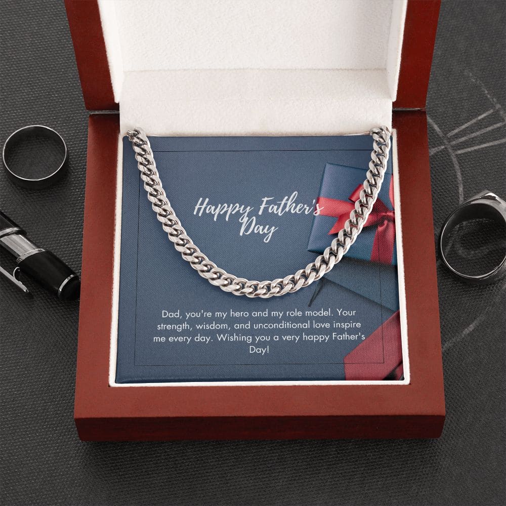 Father's Day Cuban Link Chain - Dazora Jewels  - Dazora Jewels 