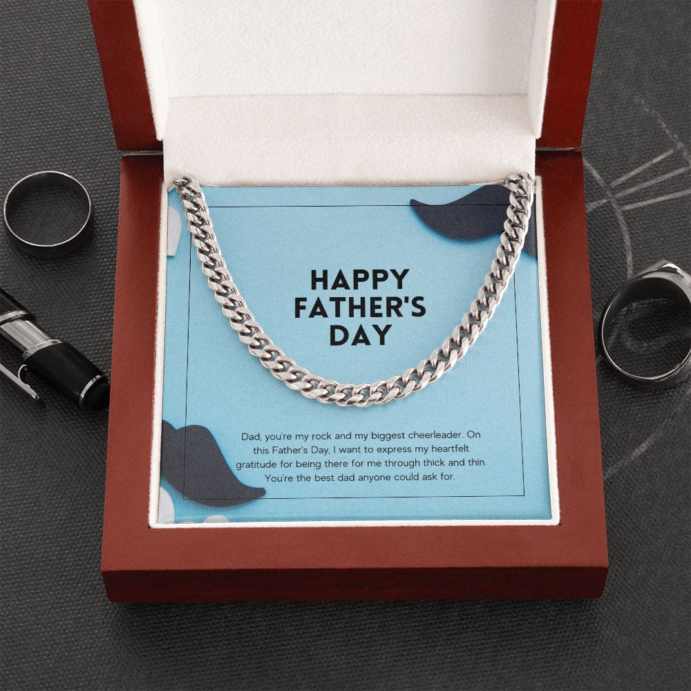 Father's Day Cuban Link Chain - Dazora Jewels  - Dazora Jewels 