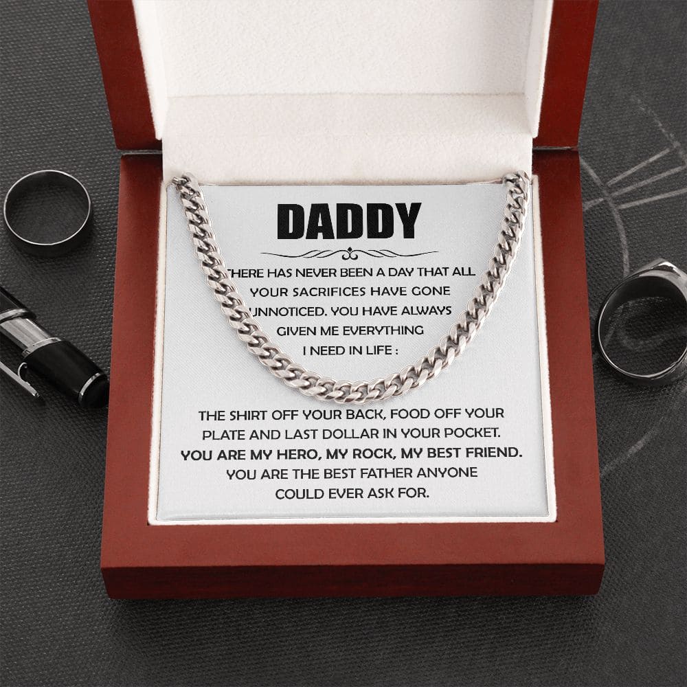 Daddy Cuban Link Chain - Dazora Jewels  - Dazora Jewels 