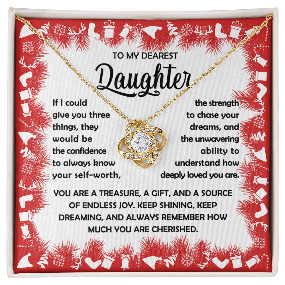 Daughter-Three Things necklace