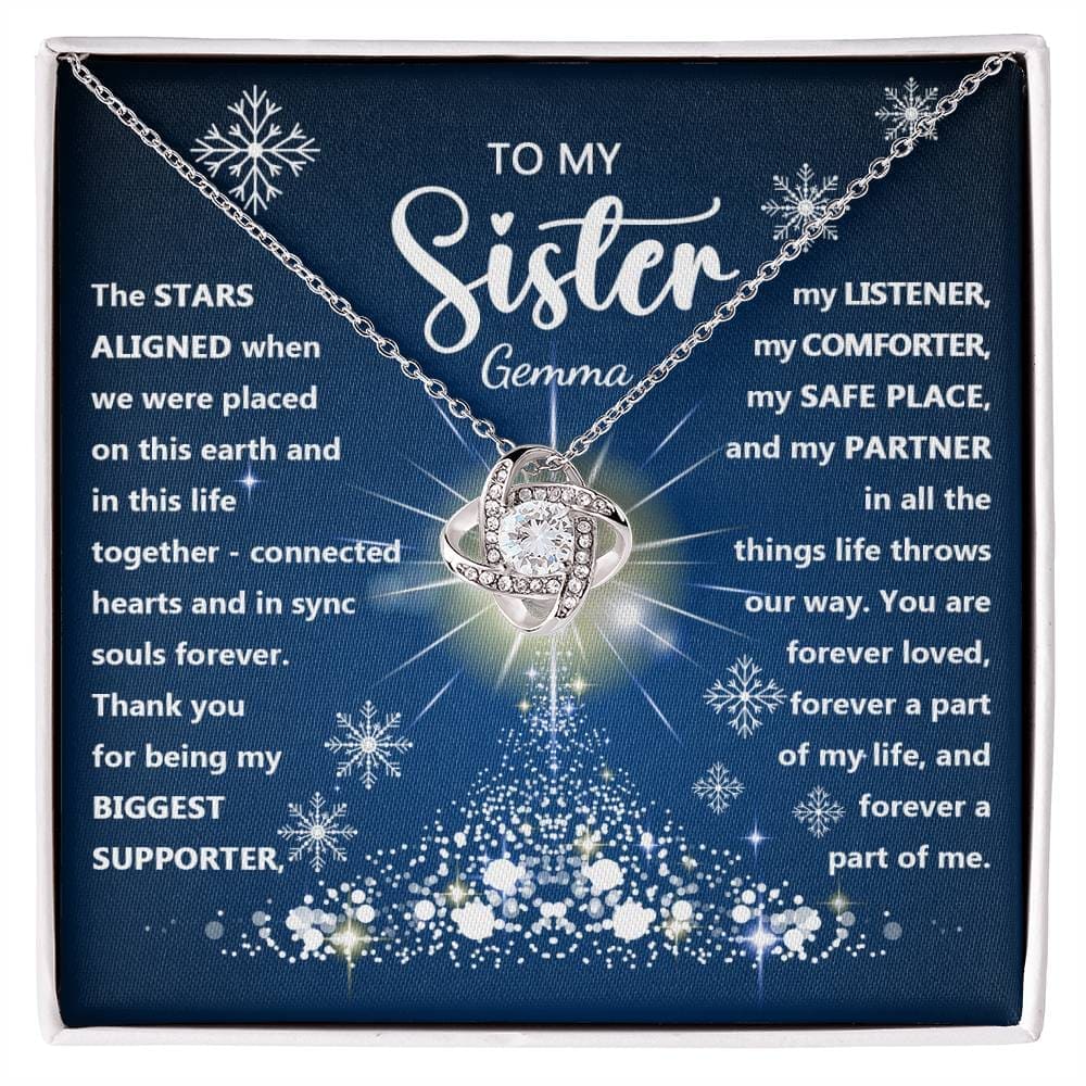 To My Sister - The Stars Align Necklace