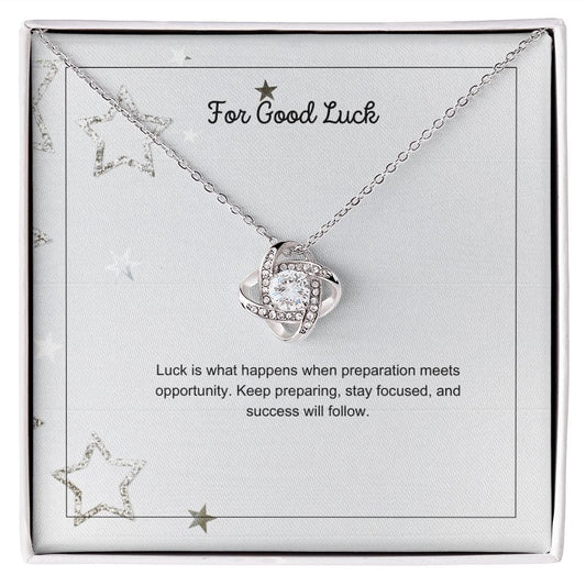 Good Luck Love Knot necklace - Dazora Jewels  - Dazora Jewels 