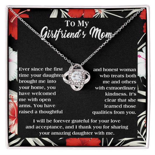 To My Girlfriend's Mom - Forever Grateful Necklace