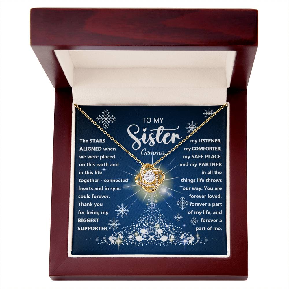 To My Sister - The Stars Align Necklace