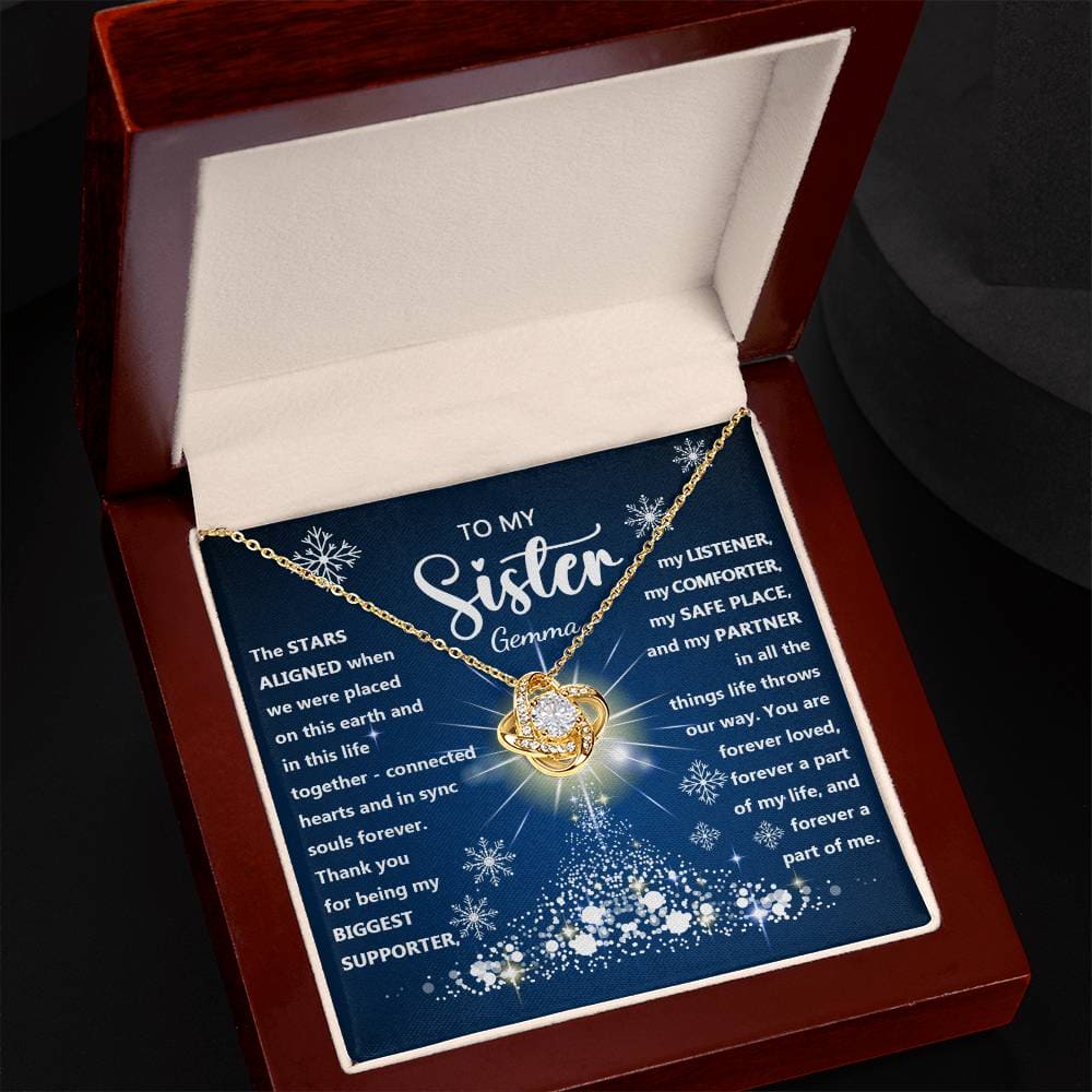 To My Sister - The Stars Align Necklace