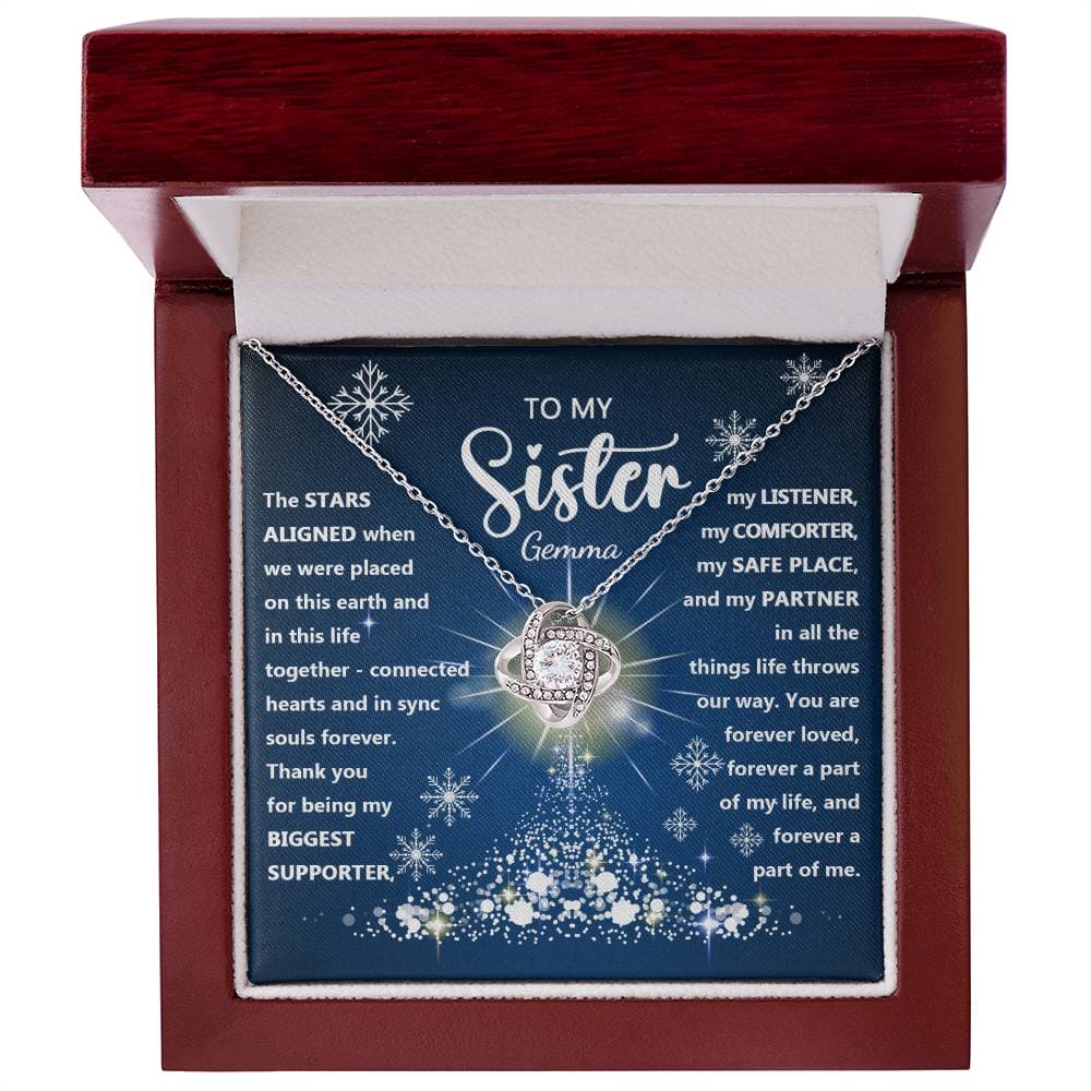 To My Sister - The Stars Align Necklace