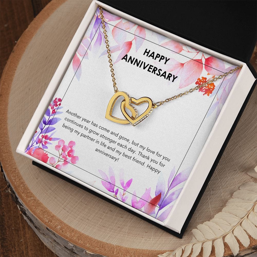 Happy Anniversary Hearts Necklace - Dazora Jewels  - Dazora Jewels 