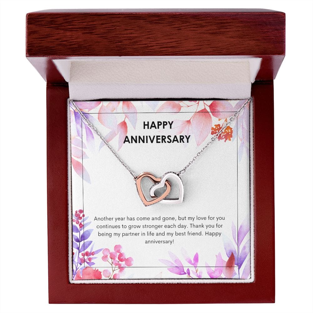 Happy Anniversary Hearts Necklace - Dazora Jewels  - Dazora Jewels 