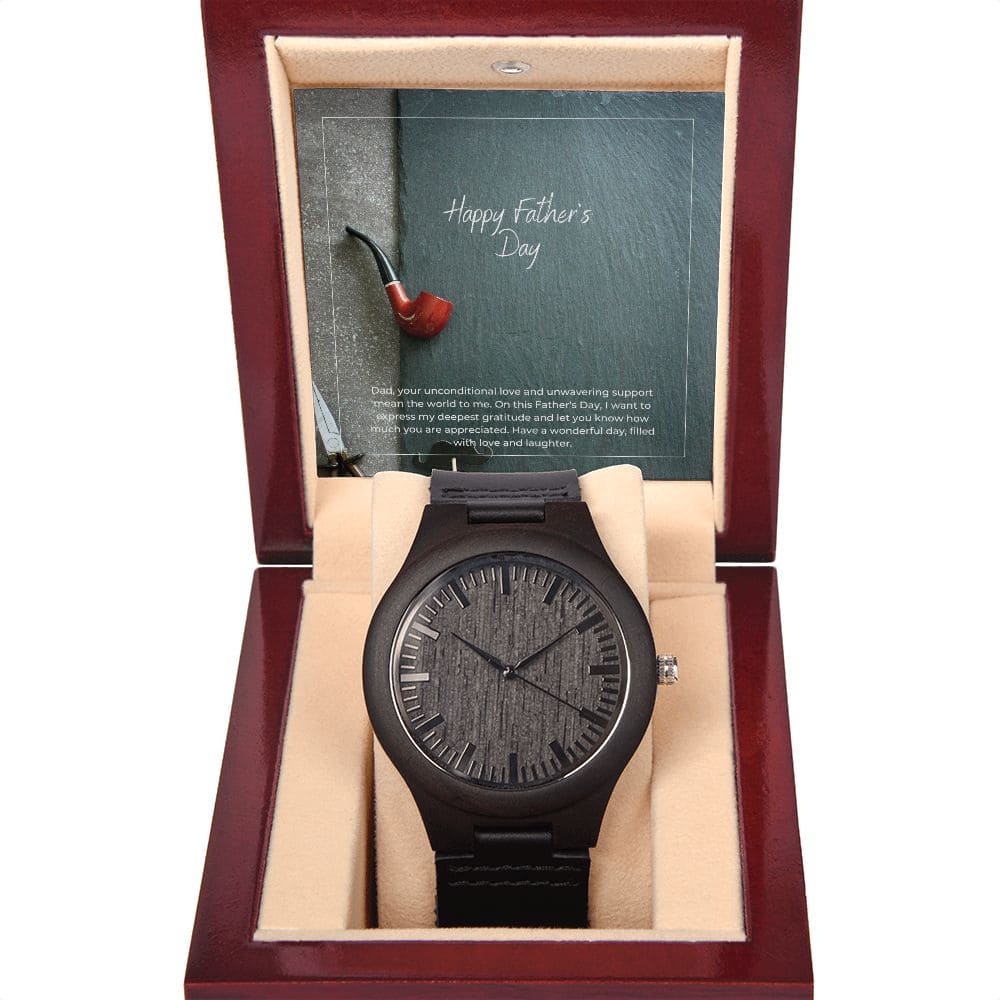 Dad's Wooden Watch - Dazora Jewels  - Dazora Jewels 