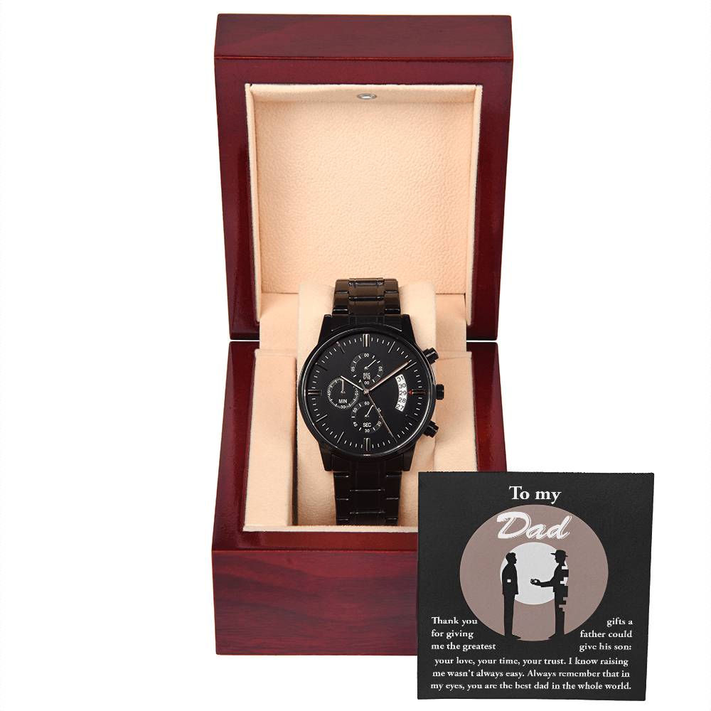 Dad - The Greatest Gifts - Metal Chronograph Watch