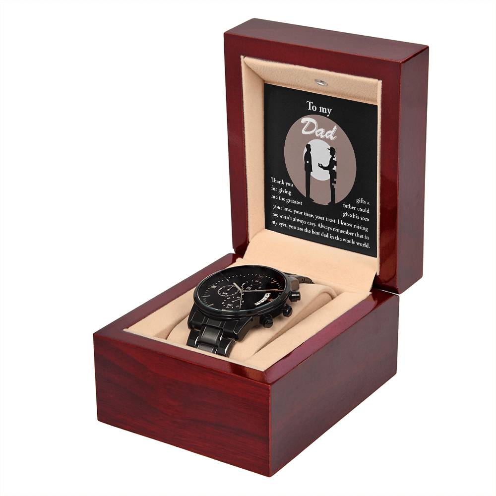 Dad - The Greatest Gifts - Metal Chronograph Watch