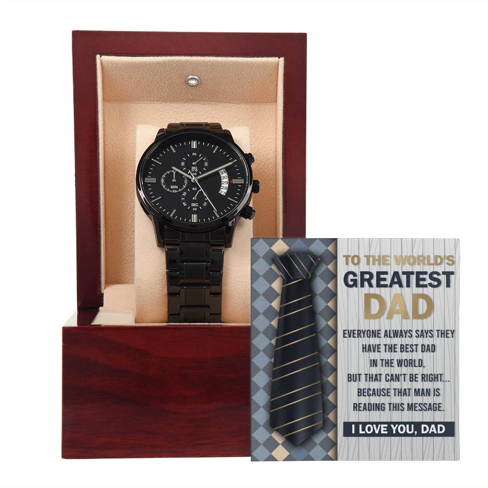 Dad - That Man-Metal Chronograph Watch