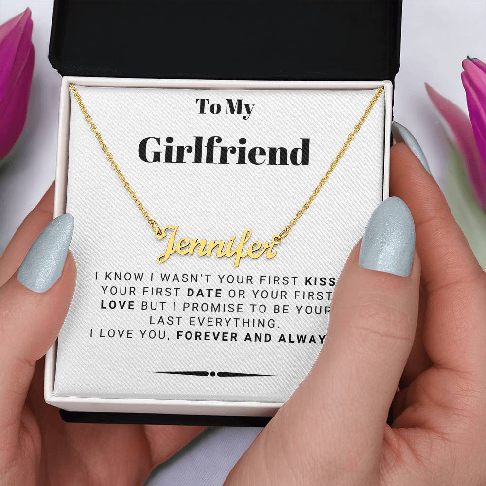 To My Girlfriend - Name Necklace