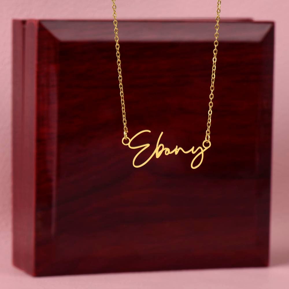 To My Future Wife - Signature Name Necklace