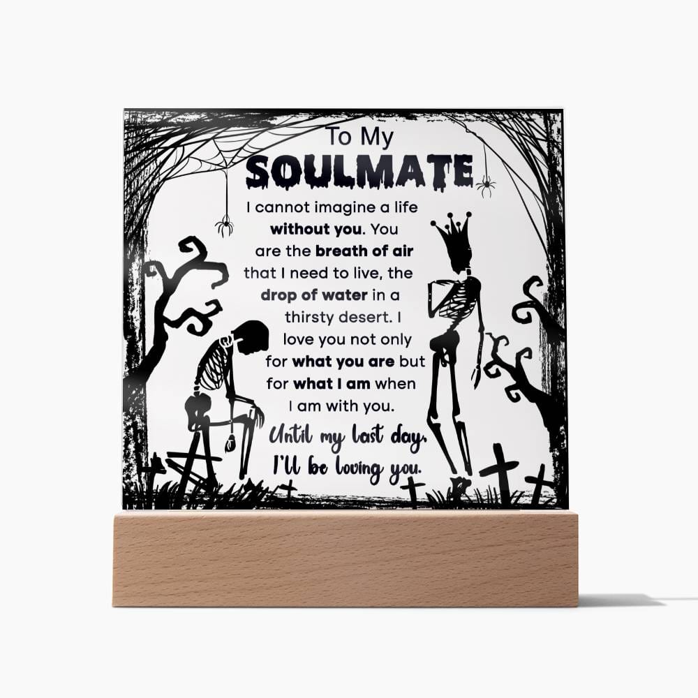 Soulmate Breath Of Air Acrylic Plaque - Dazora Jewels  - Dazora Jewels 