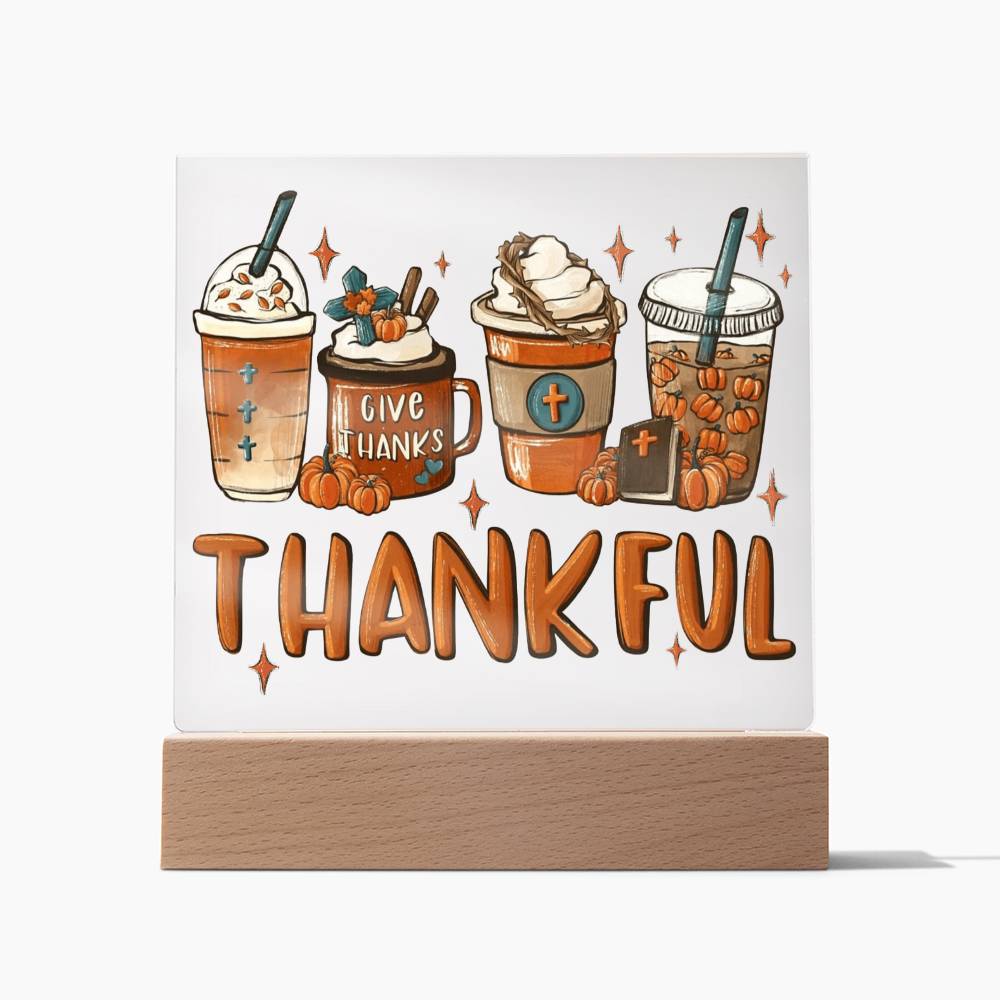 Thankful Acrylic - Dazora Jewels  - Dazora Jewels 