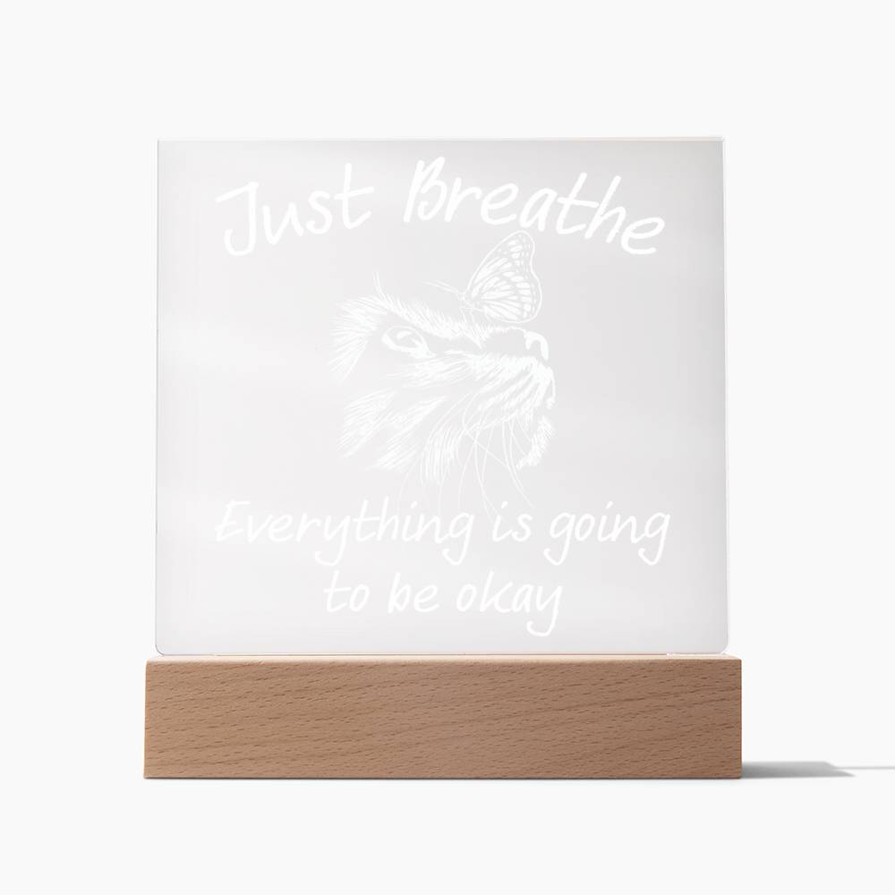 Just Breathe Acrylic - Dazora Jewels  - Dazora Jewels 