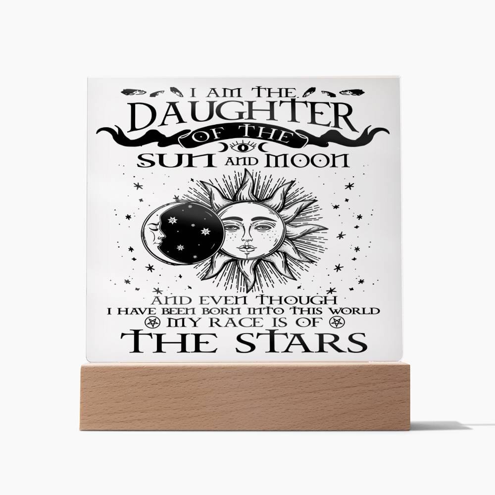 Daughter of Sun and Moon-Acrylic - Dazora Jewels  - Dazora Jewels 