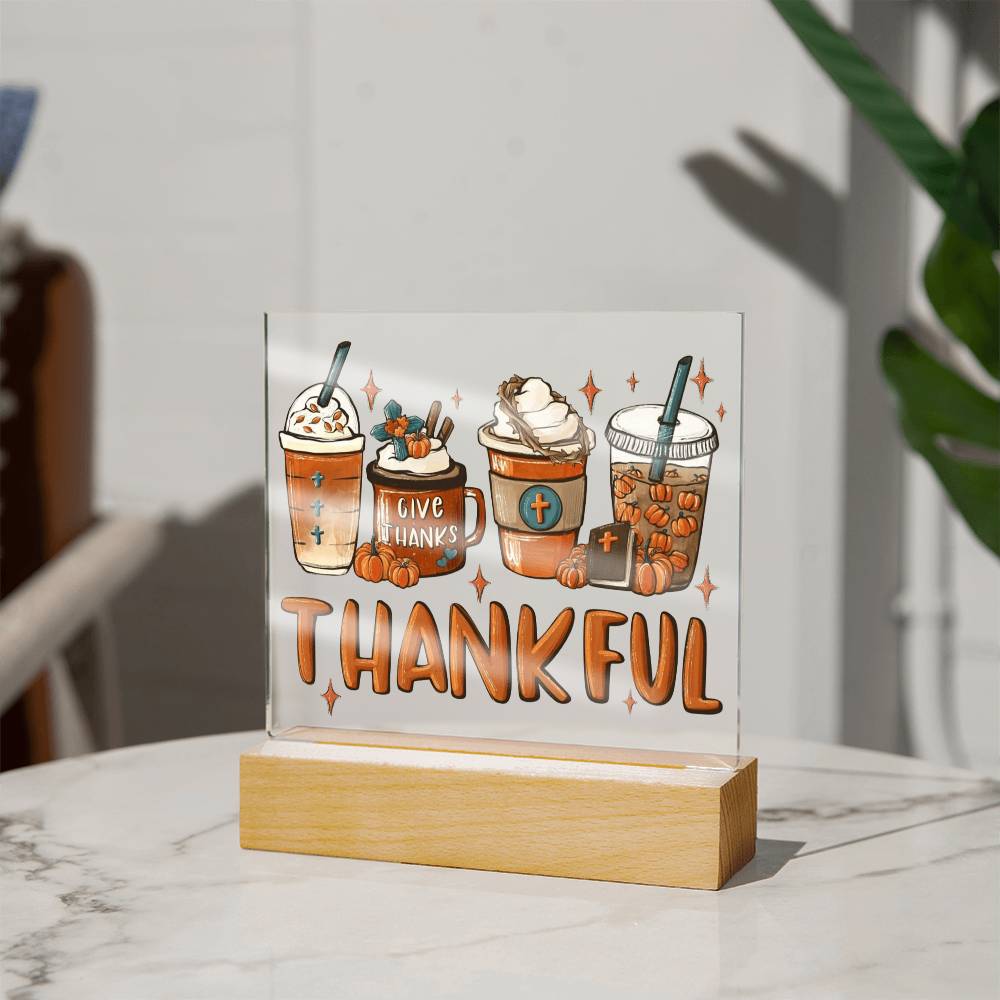 Thankful Acrylic - Dazora Jewels  - Dazora Jewels 