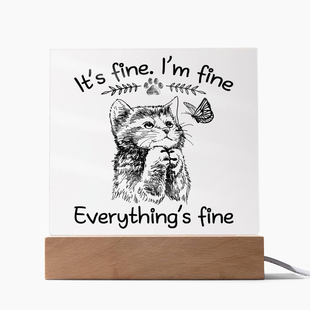 Everything's Fine-Acrylic - Dazora Jewels  - Dazora Jewels 