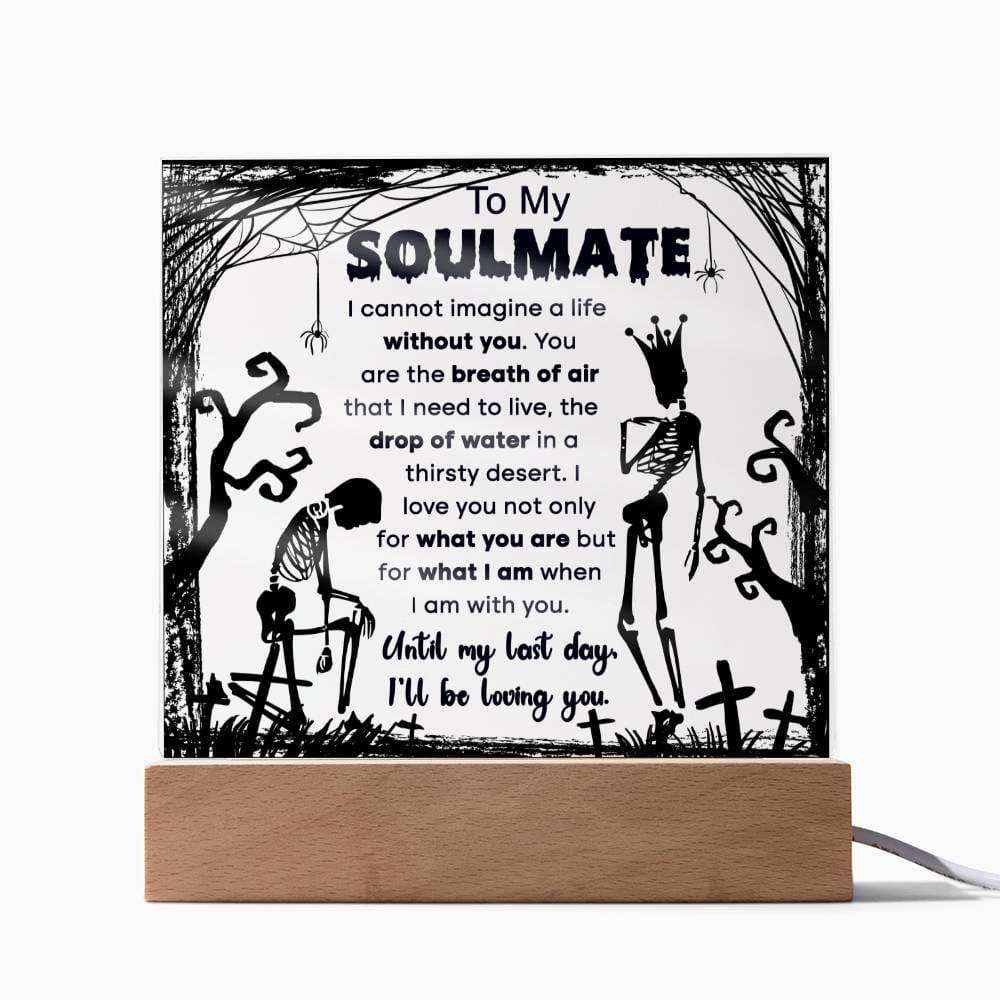 Soulmate Breath Of Air Acrylic Plaque - Dazora Jewels  - Dazora Jewels 