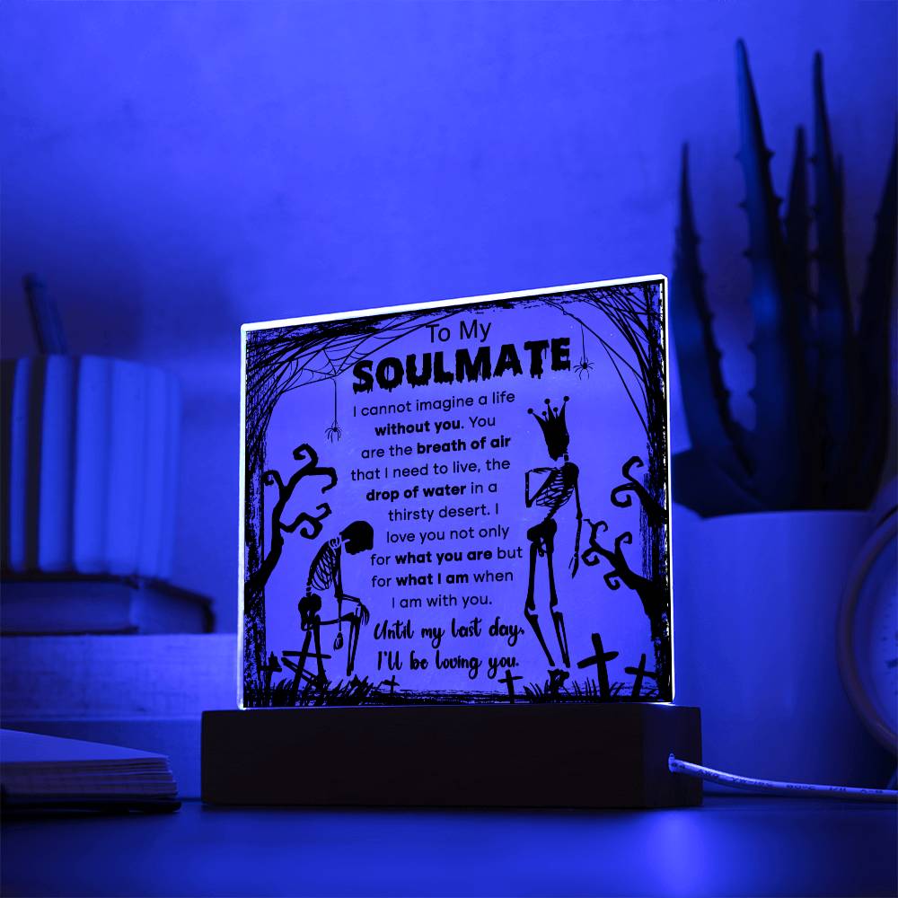 Soulmate Breath Of Air Acrylic Plaque - Dazora Jewels  - Dazora Jewels 