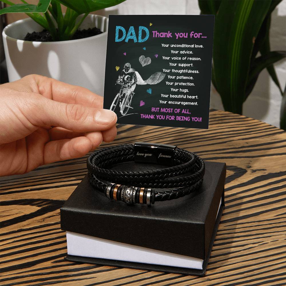 Dad - Thank You For-Bracelet