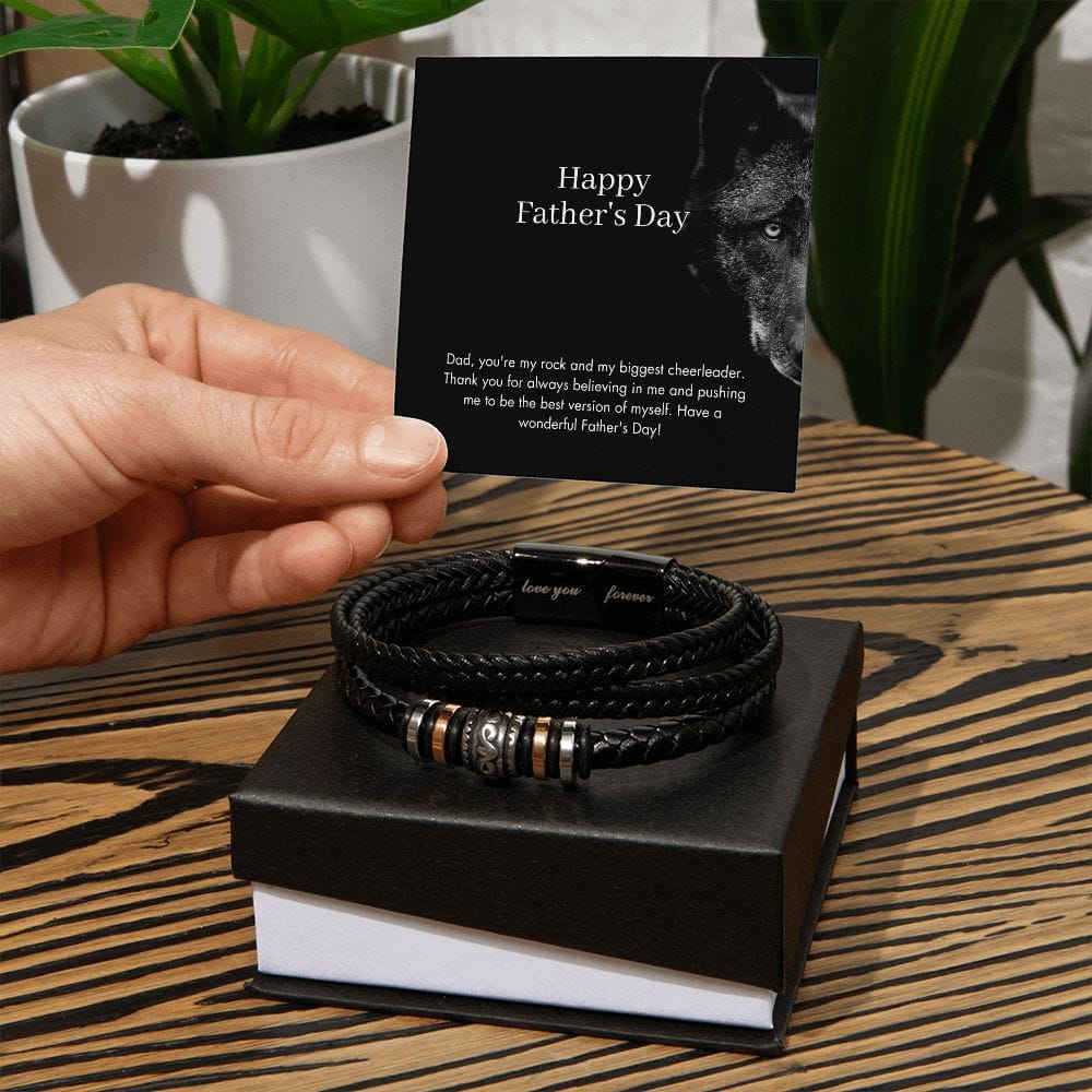 Happy Father's Day Bracelet - Dazora Jewels  - Dazora Jewels 