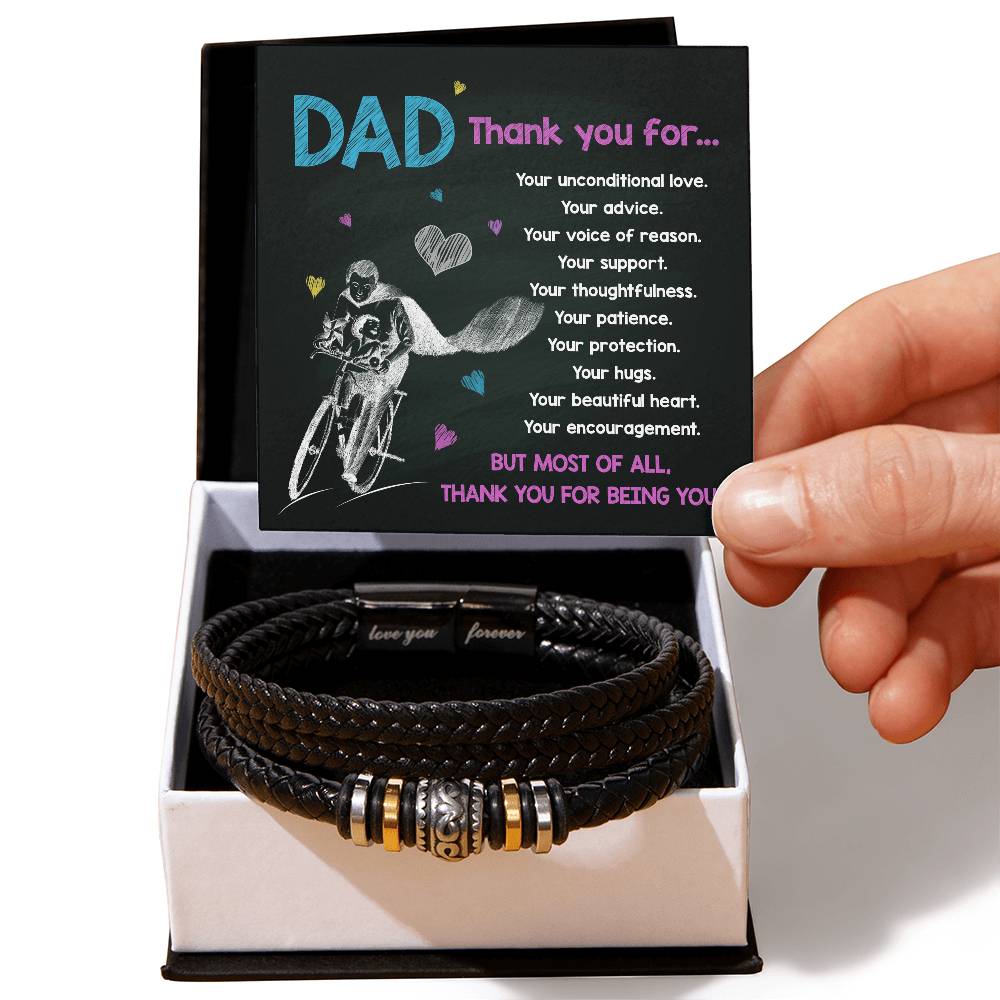 Dad - Thank You For-Bracelet