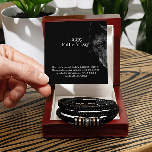 Happy Father's Day Bracelet - Dazora Jewels  - Dazora Jewels 