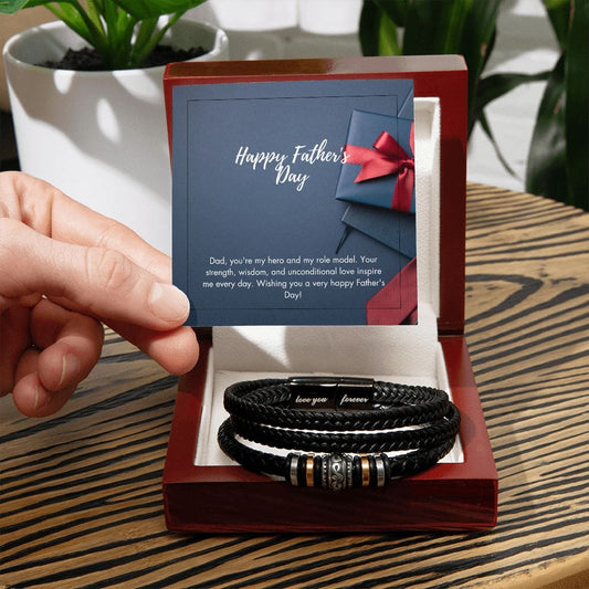 Happy Father's Day Bracelet - Dazora Jewels  - Dazora Jewels 