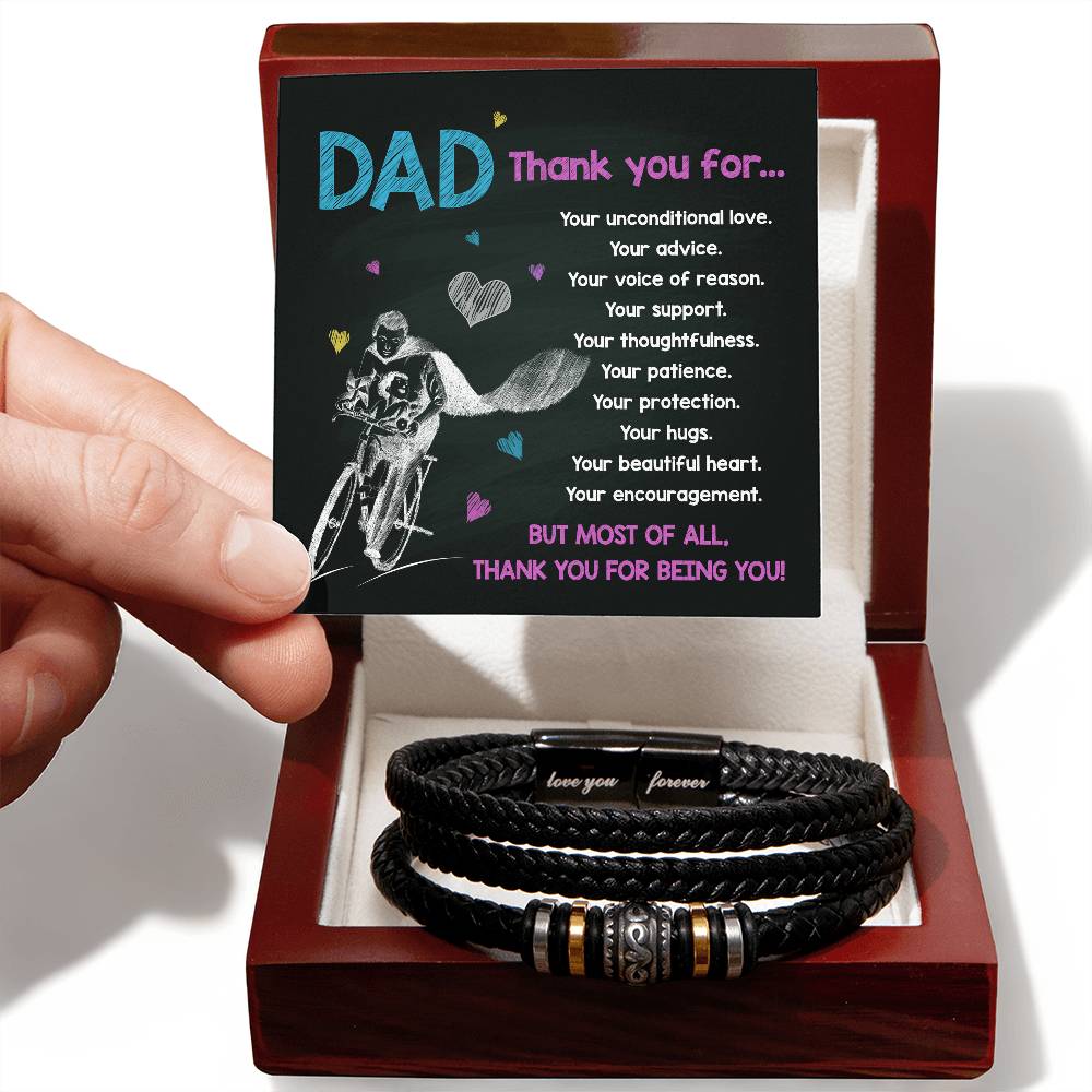 Dad - Thank You For-Bracelet