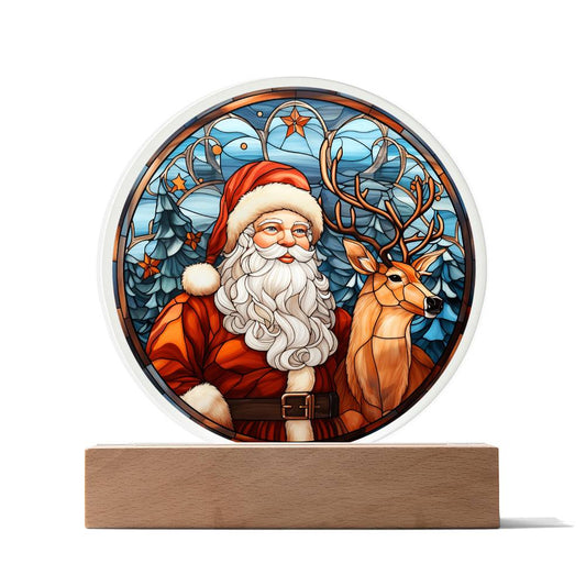 Santa & Reindeer Acrylic - Dazora Jewels  - Dazora Jewels 