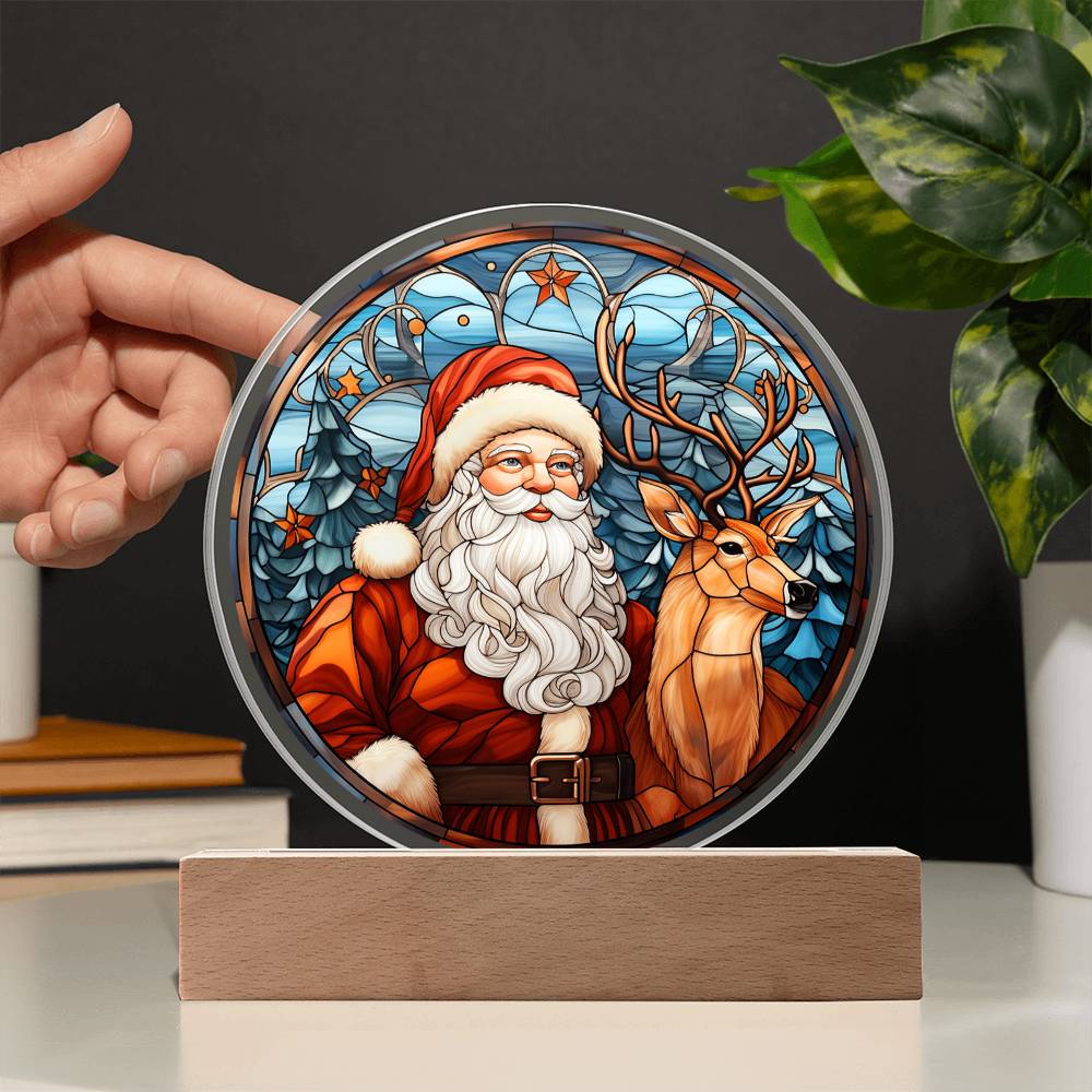 Santa & Reindeer Acrylic - Dazora Jewels  - Dazora Jewels 