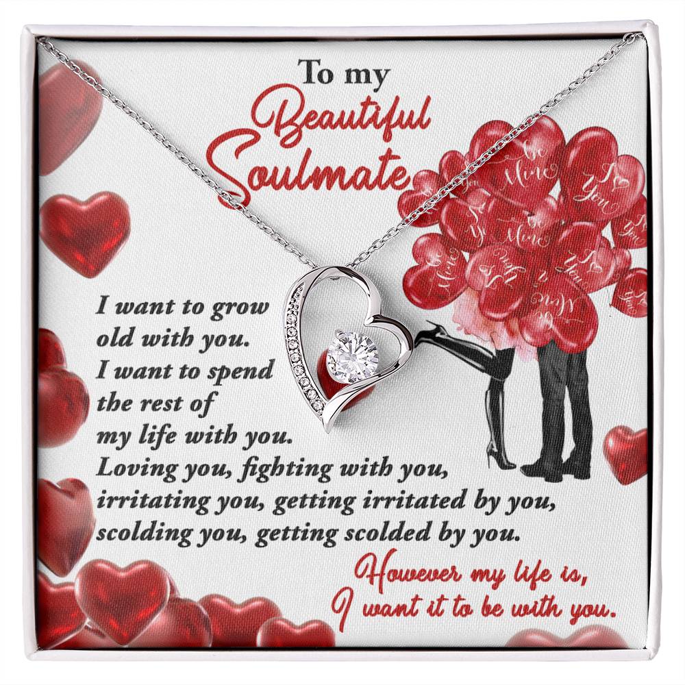 To My Beautiful Soulmate Necklace